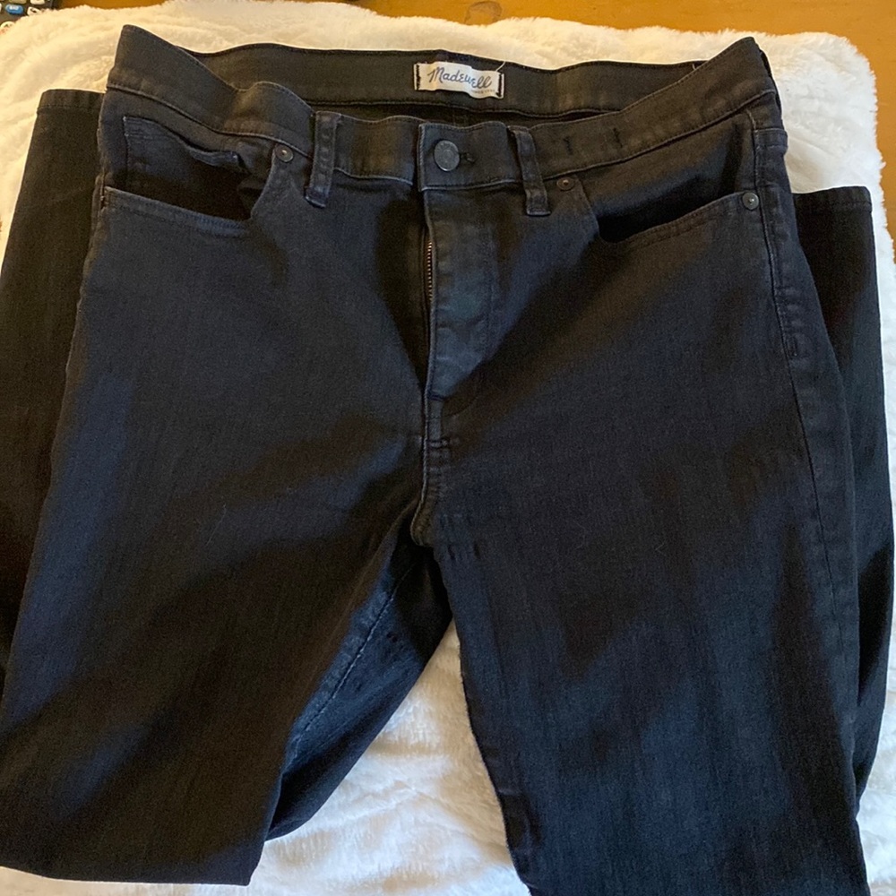 Madewell Skinny High Rise Black Jeans Size 31